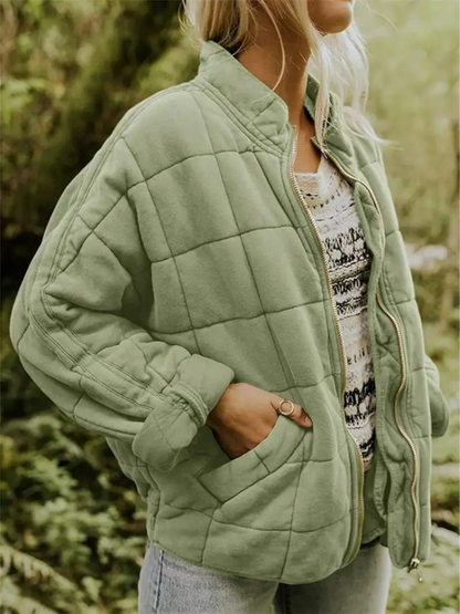 Helene Giacca di transizione, Giacca oversize imbottita per donne-Modaso