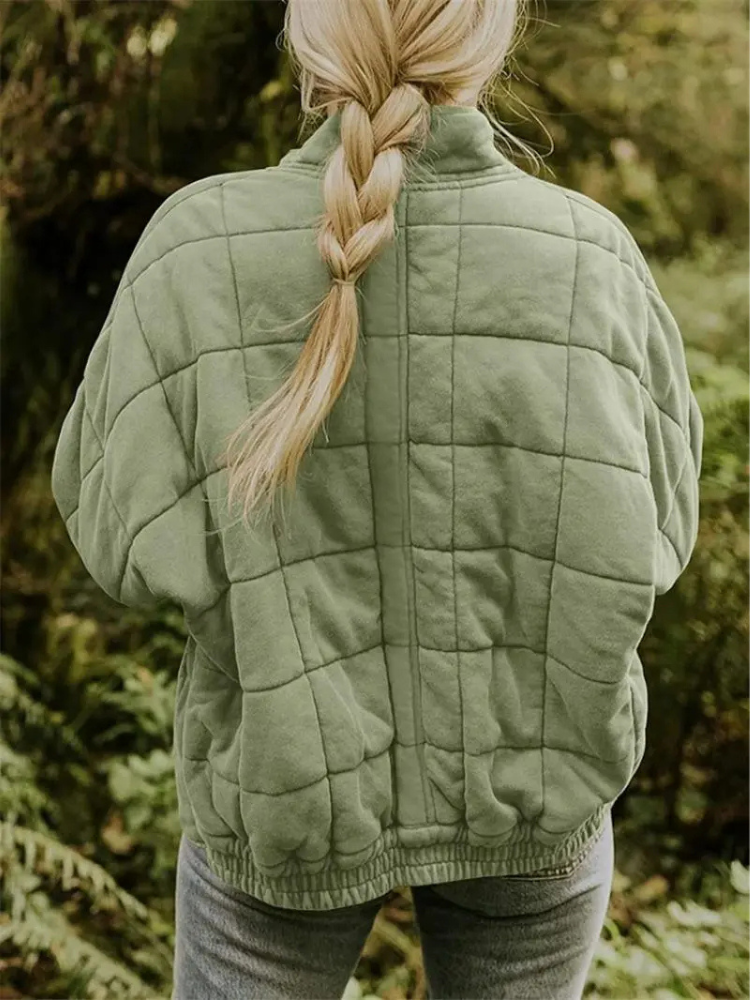 Helene Giacca di transizione, Giacca oversize imbottita per donne-Modaso