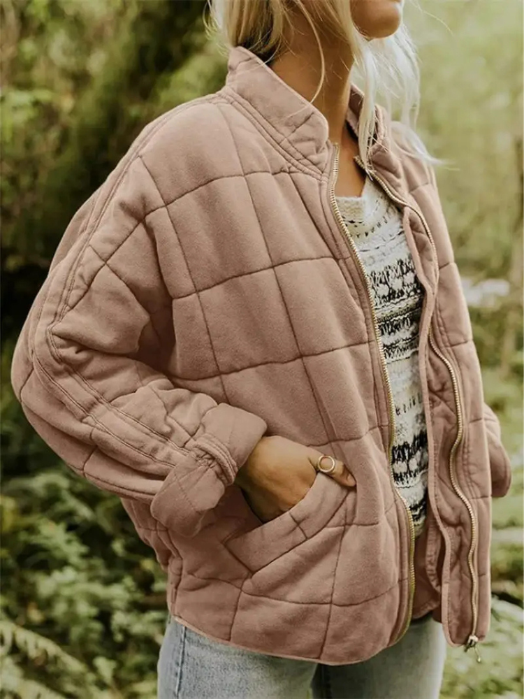 Helene Giacca di transizione, Giacca oversize imbottita per donne-Modaso