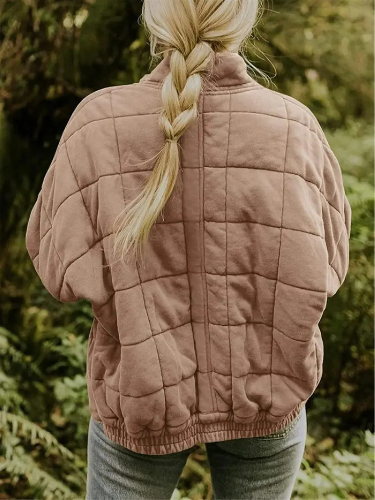 Helene Giacca di transizione, Giacca oversize imbottita per donne-Modaso