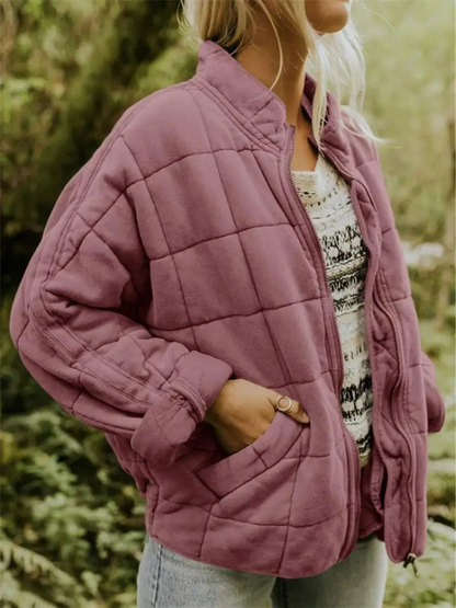 Helene Giacca di transizione, Giacca oversize imbottita per donne-Modaso