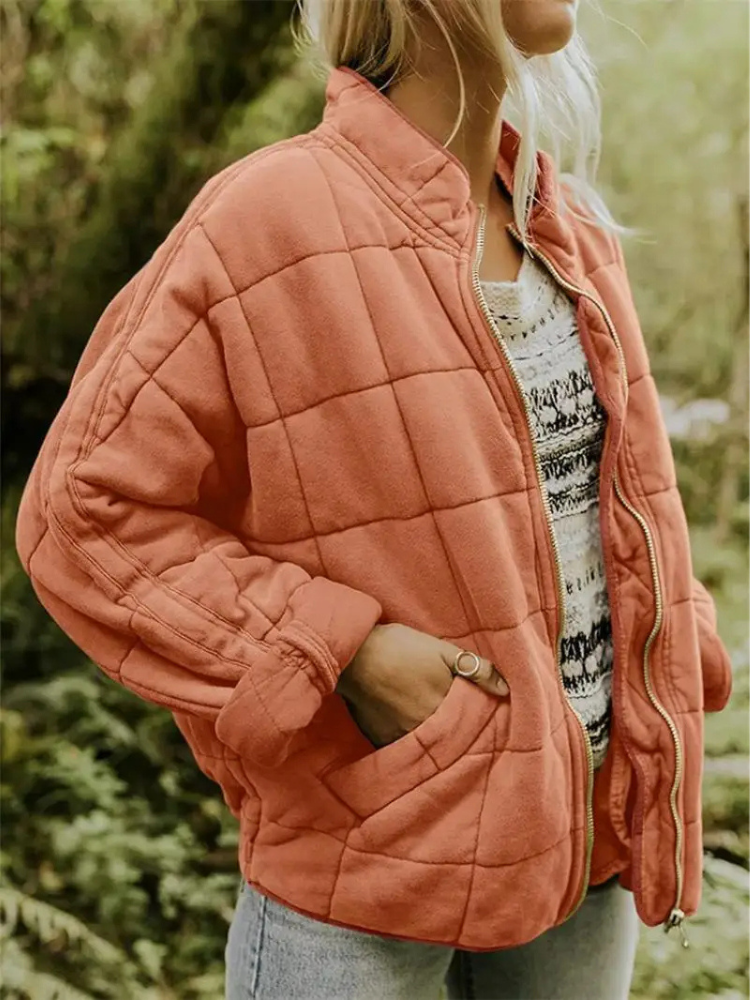 Helene Giacca di transizione, Giacca oversize imbottita per donne-Modaso