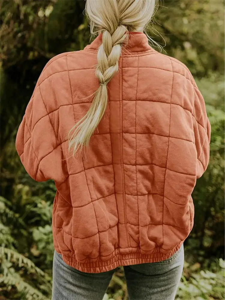 Helene Giacca di transizione, Giacca oversize imbottita per donne-Modaso
