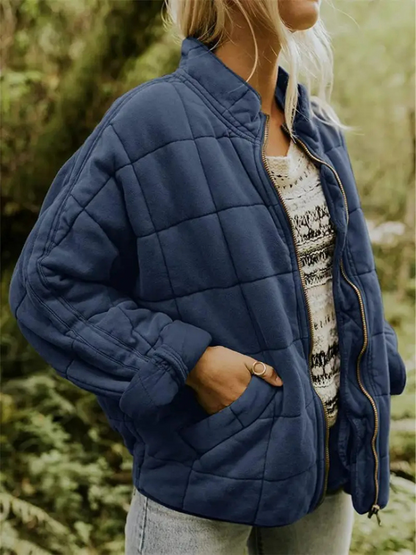 Helene Giacca di transizione, Giacca oversize imbottita per donne-Modaso