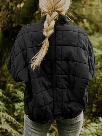 Helene Giacca di transizione, Giacca oversize imbottita per donne-Modaso