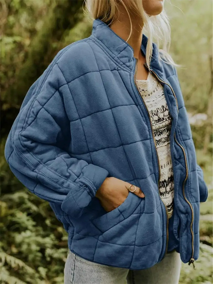 Helene Giacca di transizione, Giacca oversize imbottita per donne-Modaso