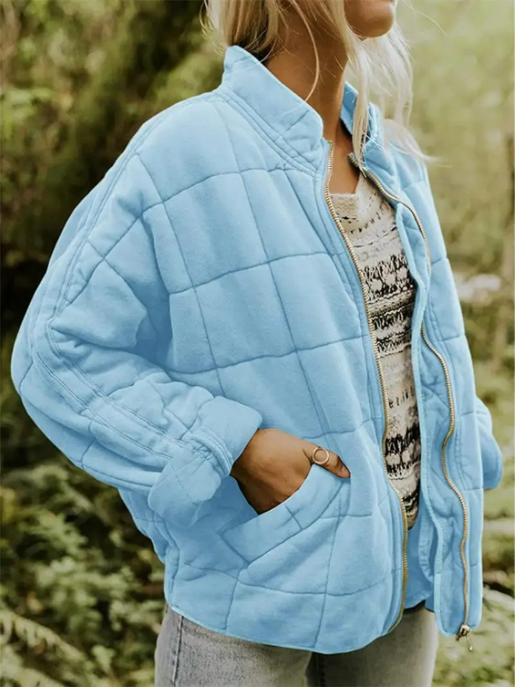 Helene Giacca di transizione, Giacca oversize imbottita per donne-Modaso