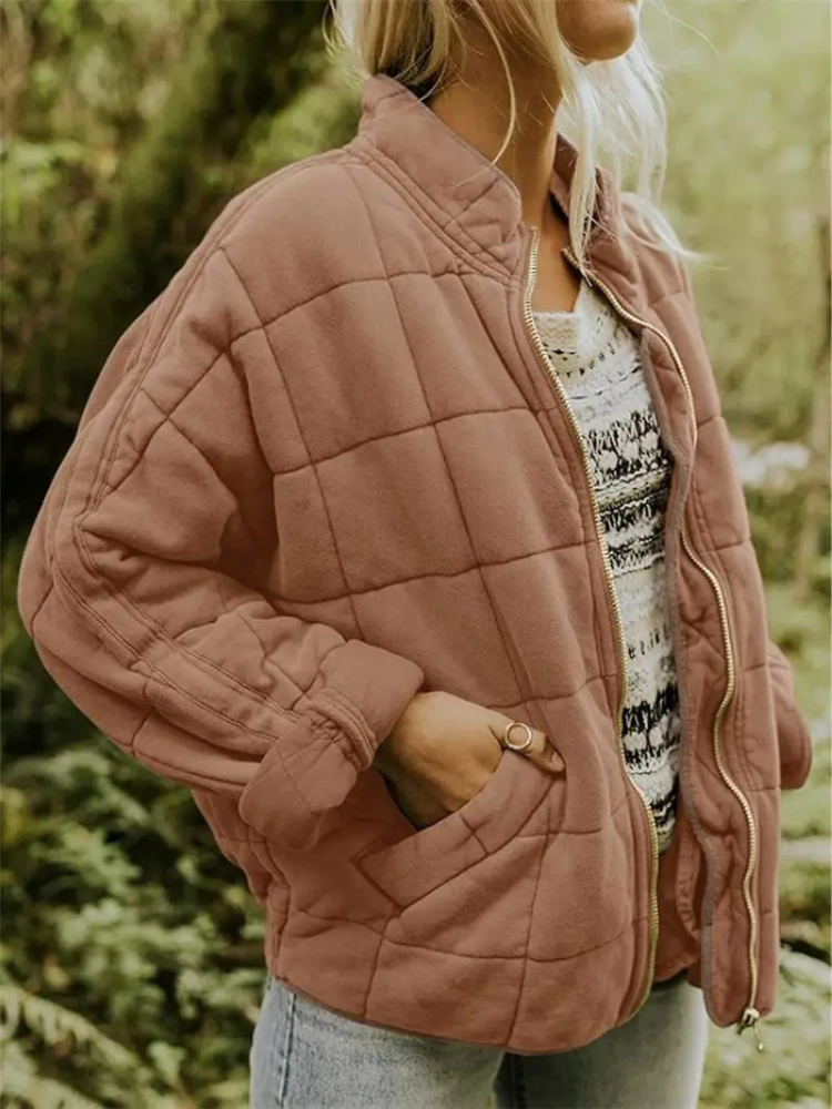 Helene Giacca di transizione, Giacca oversize imbottita per donne-Modaso