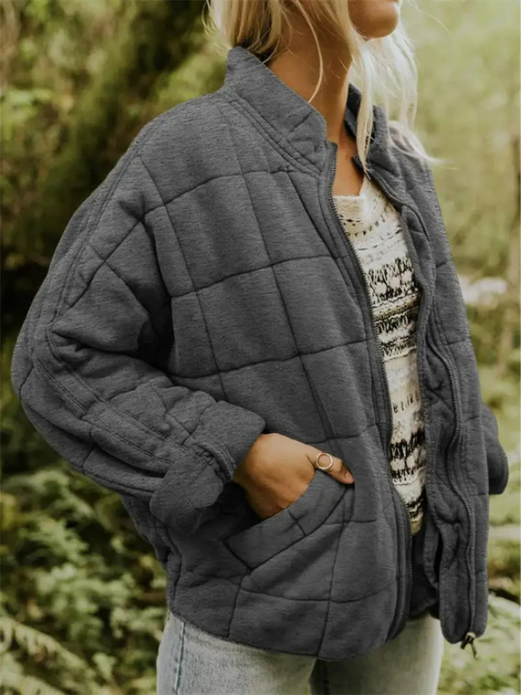 Helene Giacca di transizione, Giacca oversize imbottita per donne-Modaso