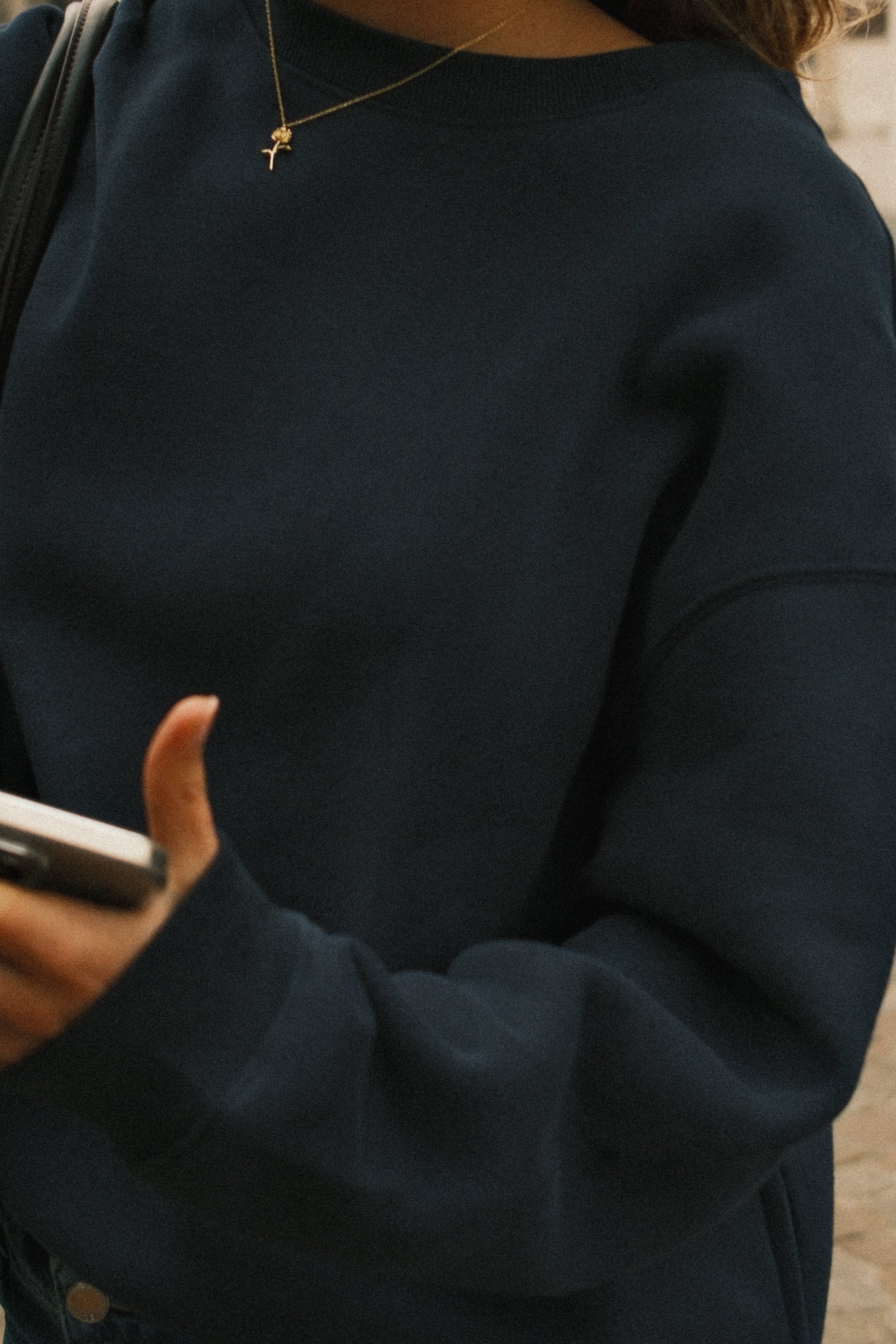 JEANS DONNA A GAMBA LARGA CON VESTIBILITÀ RELAX-Modaso