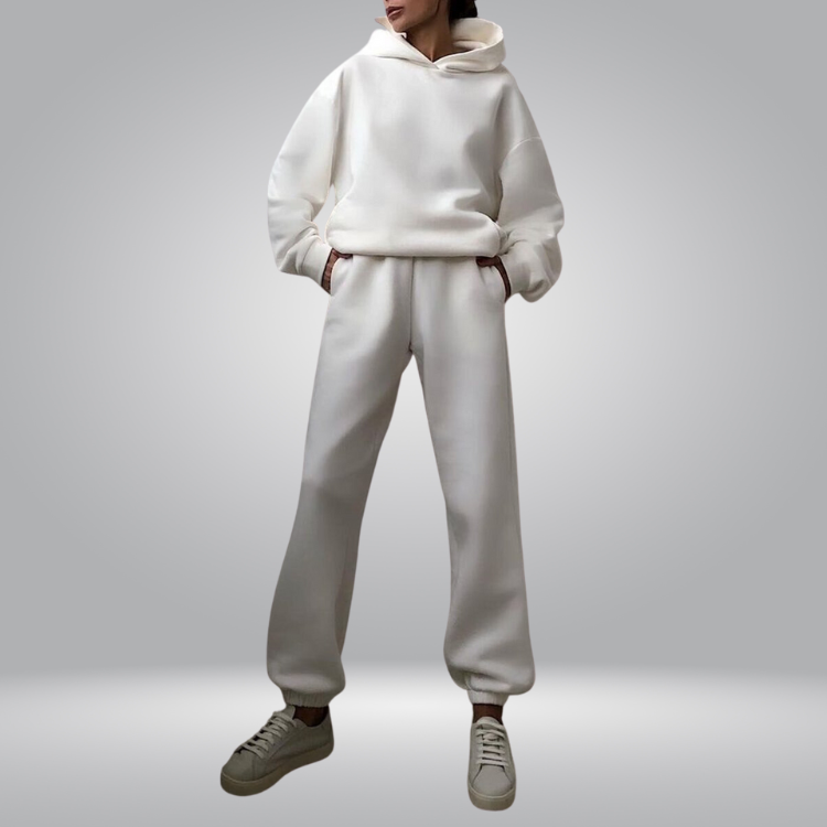 Josephine Tuta da allenamento, Set casual a 2 pezzi con felpa e pantaloni della tuta per donna-Modaso
