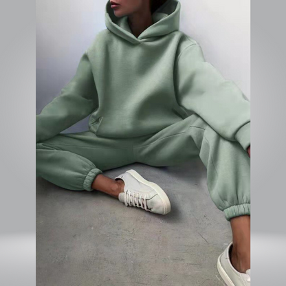 Josephine Tuta da allenamento, Set casual a 2 pezzi con felpa e pantaloni della tuta per donna-Modaso