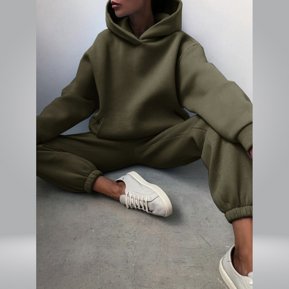 Josephine Tuta da allenamento, Set casual a 2 pezzi con felpa e pantaloni della tuta per donna-Modaso