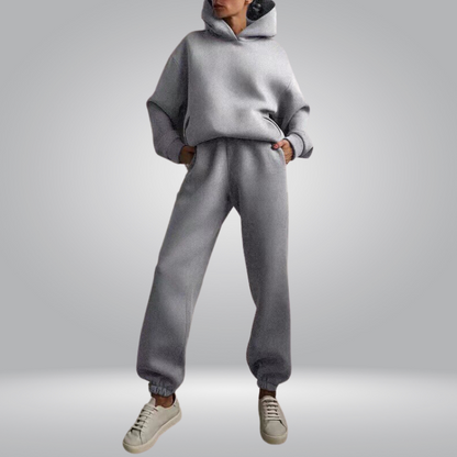 Josephine Tuta da allenamento, Set casual a 2 pezzi con felpa e pantaloni della tuta per donna-Modaso