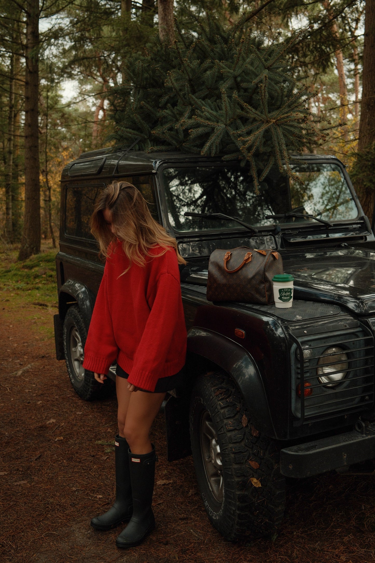 MAGLIONE ROSSO DA DONNA CON COLLO ALTO-Modaso
