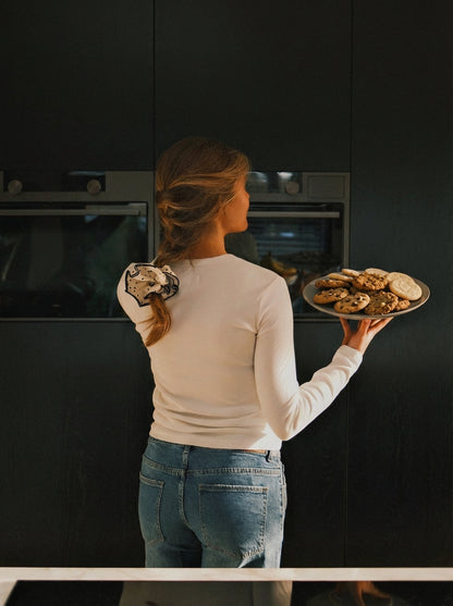 MANICA LUNGA DONNA BIANCA-Modaso