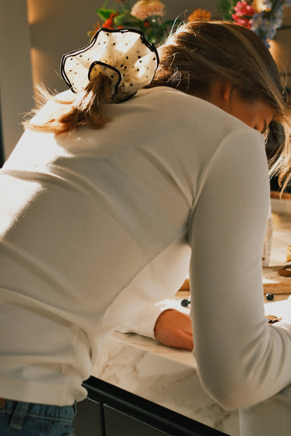 MANICA LUNGA DONNA BIANCA-Modaso