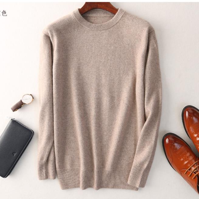 Maglione da Uomo in Cashmere, Caldo, Lavorato a Maglia-Modaso