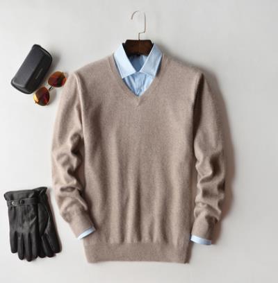 Maglione da Uomo in Cashmere, Caldo, Lavorato a Maglia-Modaso