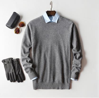 Maglione da Uomo in Cashmere, Caldo, Lavorato a Maglia-Modaso