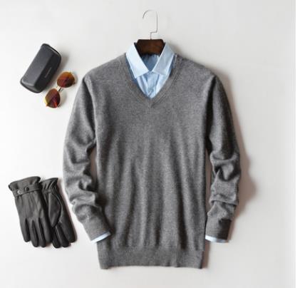 Maglione da Uomo in Cashmere, Caldo, Lavorato a Maglia-Modaso