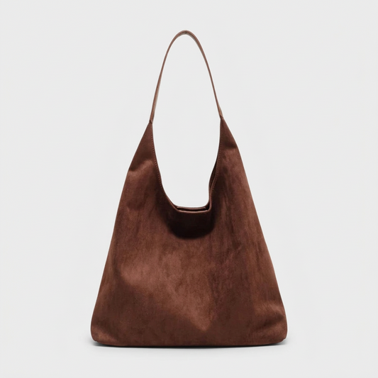 Borsa in Camoscio Donna, Hobo Grande a Spalla-Modaso