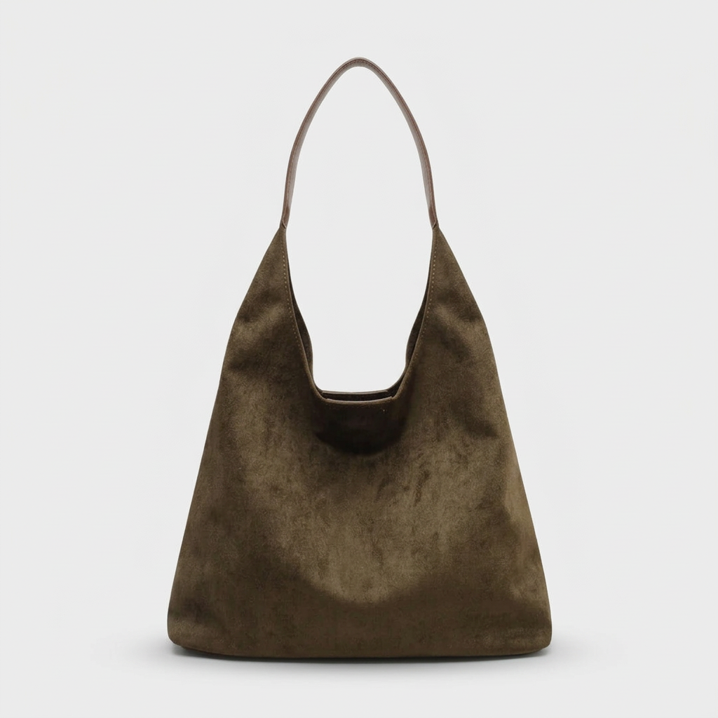 Borsa in Camoscio Donna, Hobo Grande a Spalla-Modaso