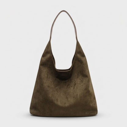 Borsa in Camoscio Donna, Hobo Grande a Spalla-Modaso