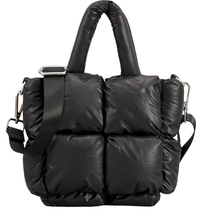 Mini Borsa Tote Puffer Trapuntata da Donna-Modaso