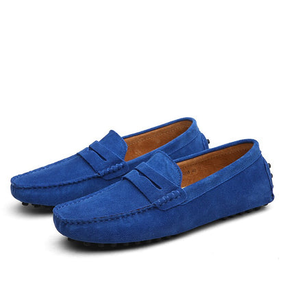 Moda Italiana da Uomo, Loafers Casual in Camoscio da Uomo-Modaso