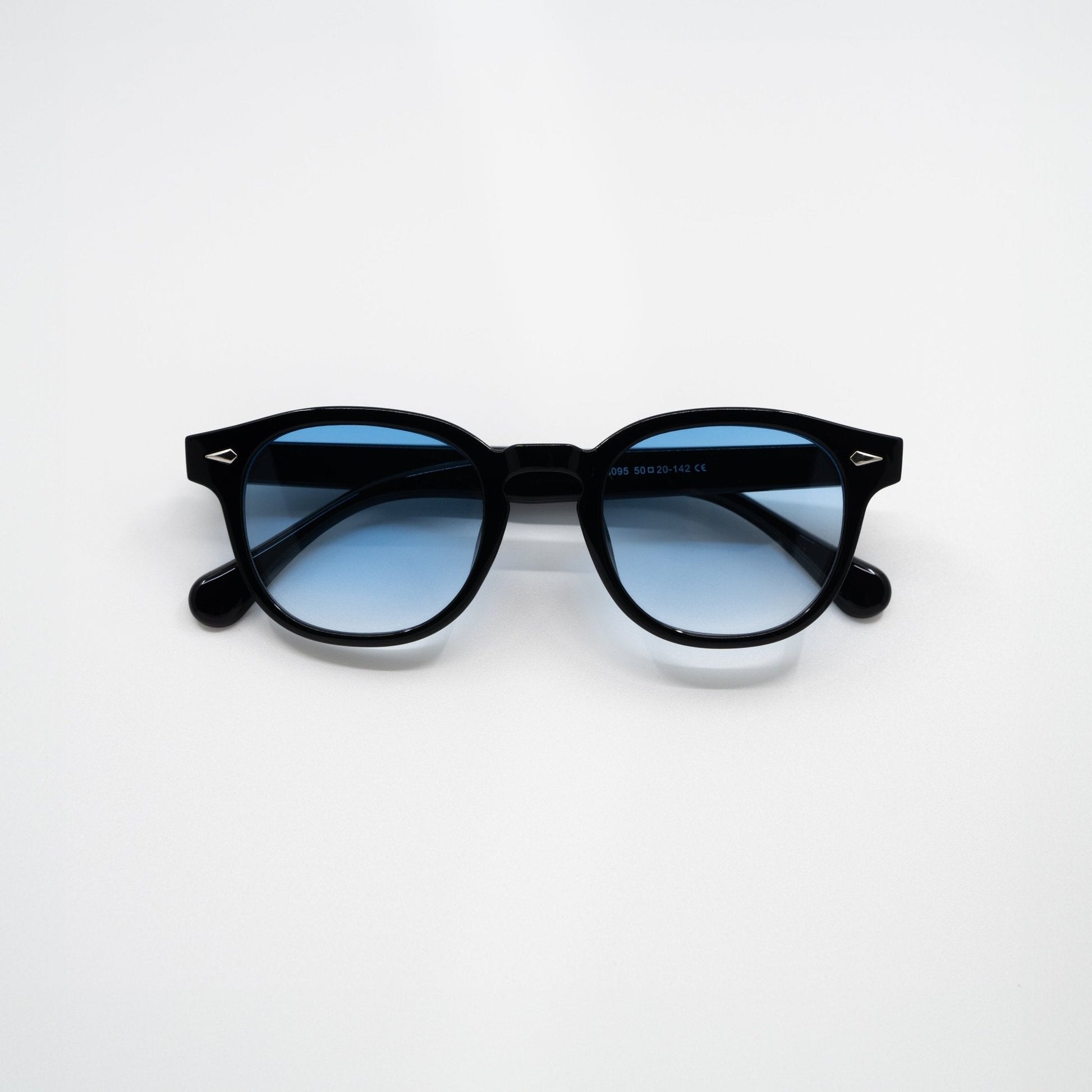 Occhiali da Sole da Uomo, Classici, Lenti Blu, Protezione UV-Blu-Modaso