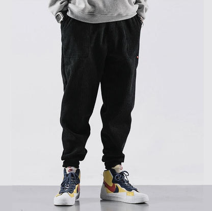 Pantaloni morbidi e alla moda-Nero-S-Modasso