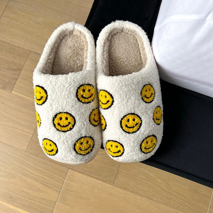 Pantofole Mini Smiley, Divertenti Pantofole da Casa da Donna-Modaso