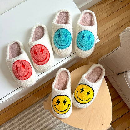 Pantofole Smiley, Pantofole da Casa con Faccina Sorridente-Modaso