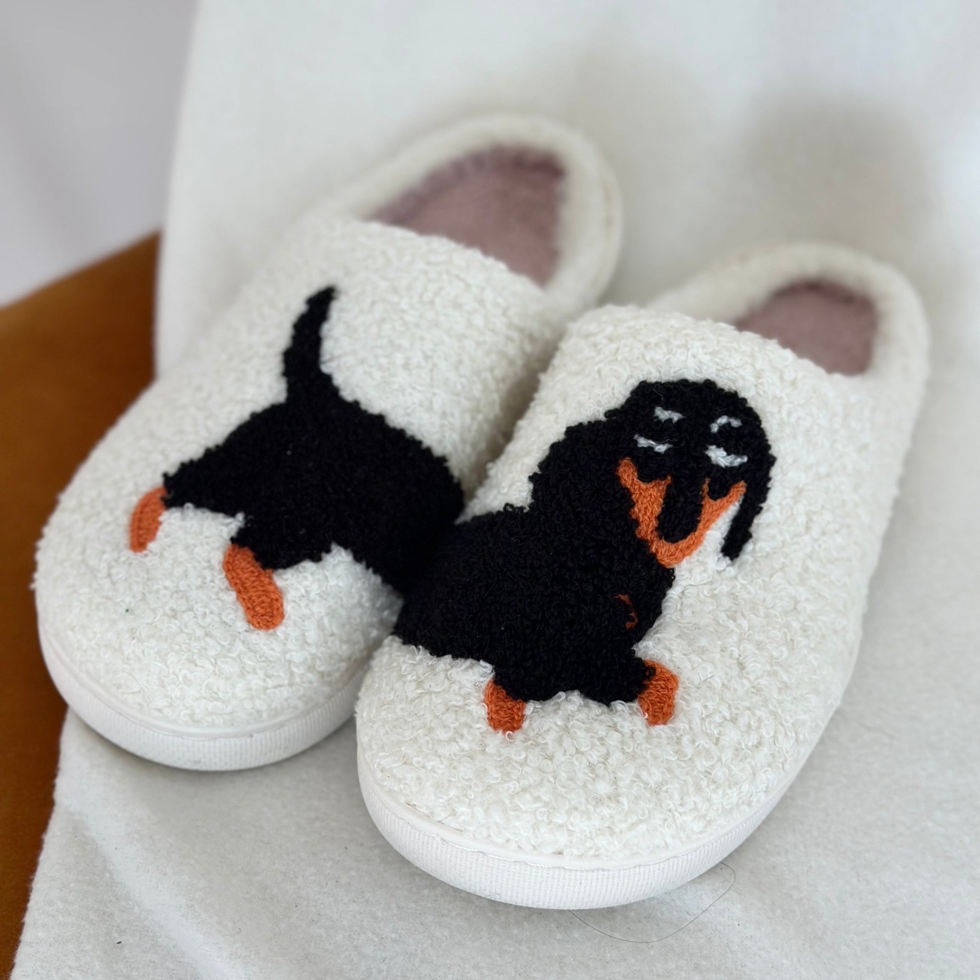 Pantofole con Bassotto, Pantofole da Casa da Donna-Modaso
