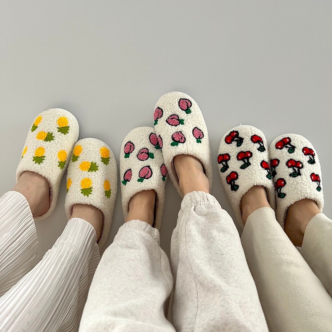 Pantofole con Frutta, Pantofole da Casa da Donna-Modaso