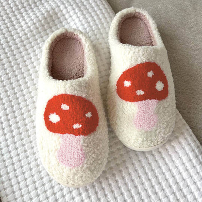 Pantofole in Peluche da Casa, Pantofole Bianche da Interno da Donna-Modaso