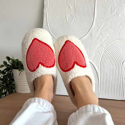 Pantofole in Peluche da Casa, Pantofole Bianche da Interno da Donna-Modaso