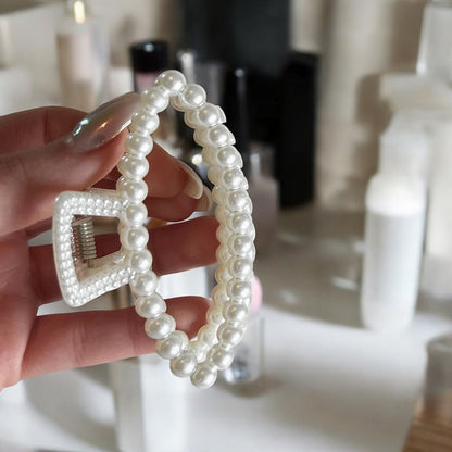 Pinza per Capelli con Perle, Accessorio Chic per Capelli-Modaso