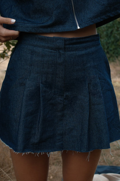 SET GONNA & GIACCA IN DENIM-Modaso