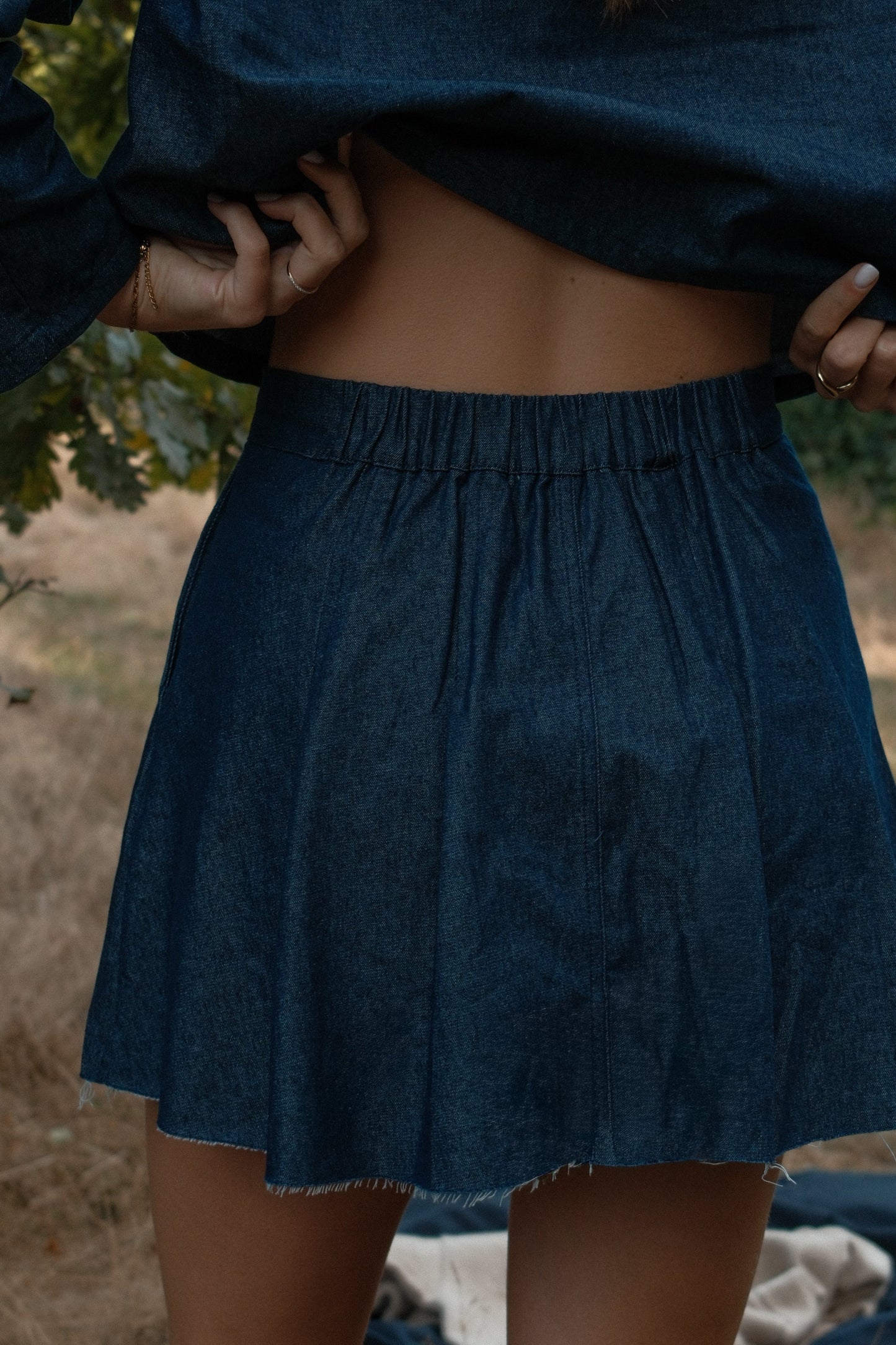 SET GONNA & GIACCA IN DENIM-Modaso