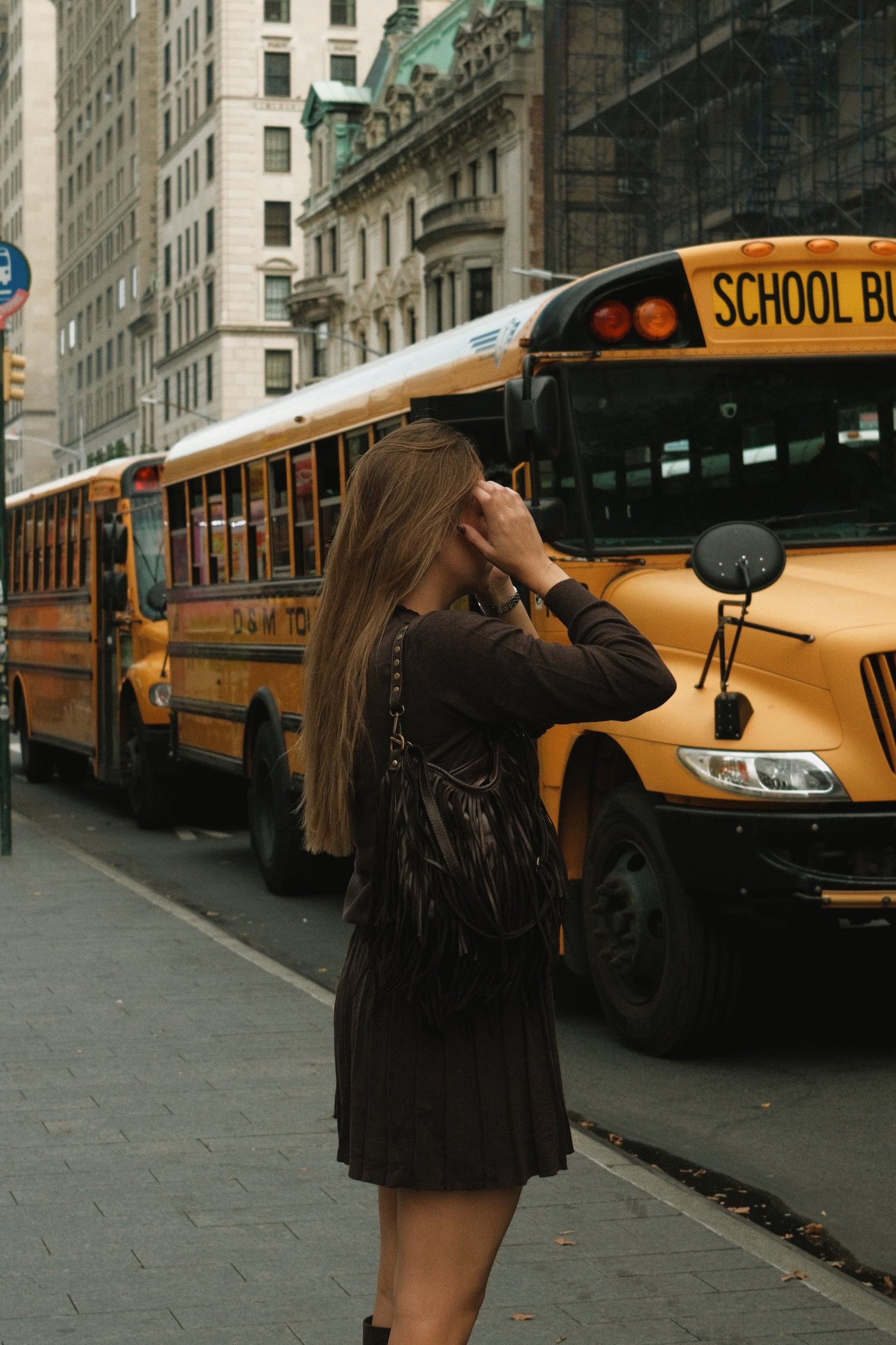 SET MAGLIA E GONNA MARRONE SCURO-Modaso