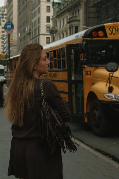 SET MAGLIA E GONNA MARRONE SCURO-Modaso