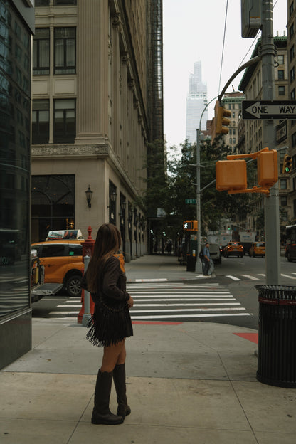 SET MAGLIA E GONNA MARRONE SCURO-Modaso