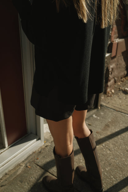 SHORT DA DONNA A VITA ALTA NERI-Modaso