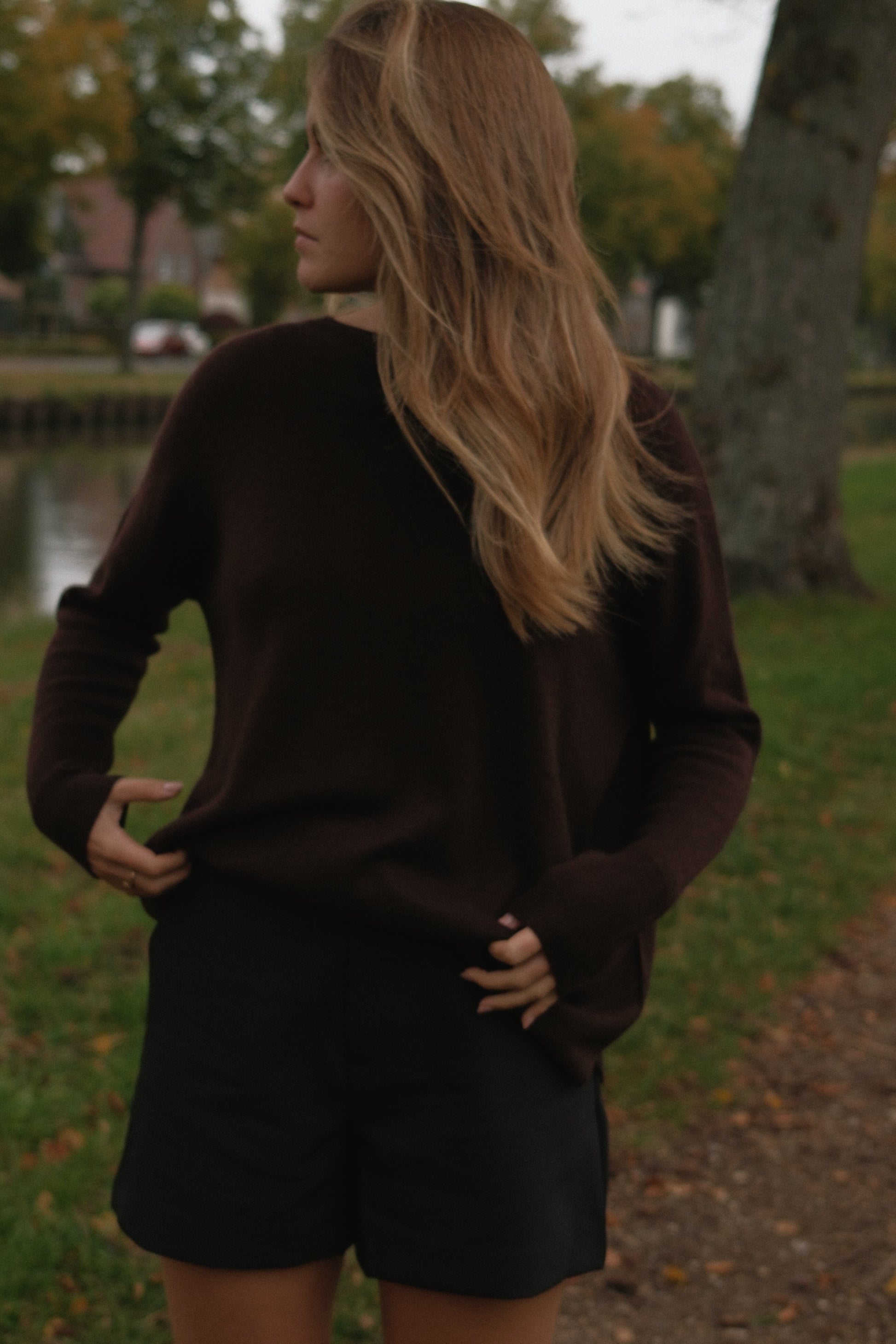 SHORT DA DONNA A VITA ALTA NERI-Modaso