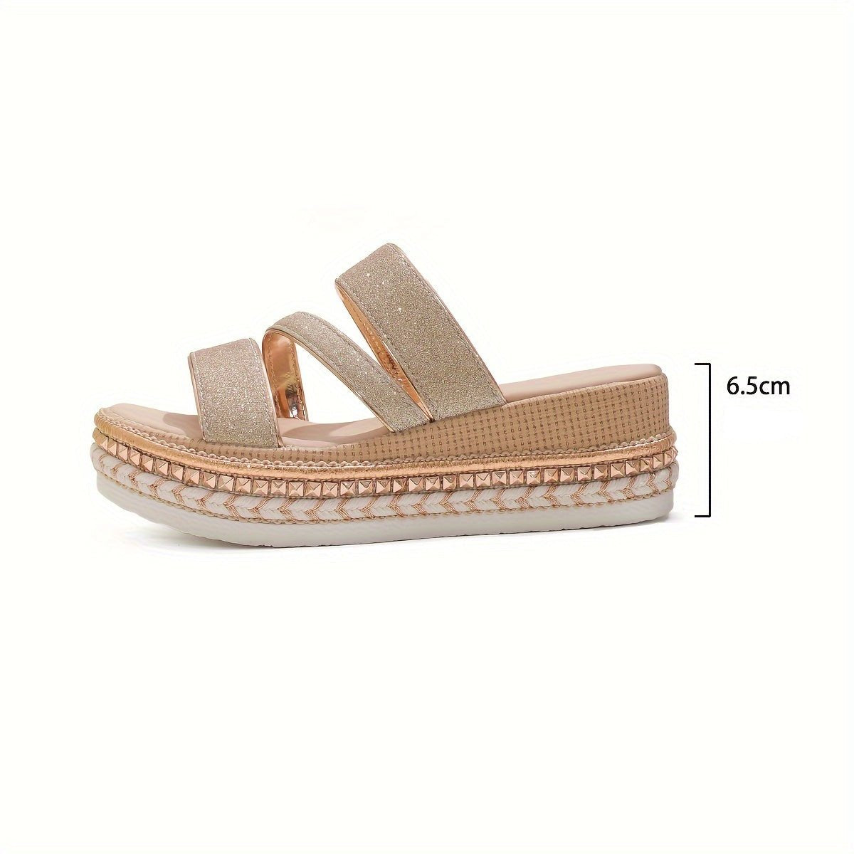 Sandali Con Plateau - Senza Lacci - Chic - Scarpe per l'estate - Sandali da Donna-Modasso