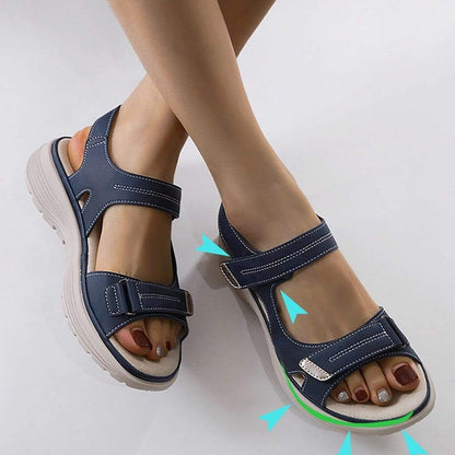 Sandali con velcro | Ergonomici | Da passeggio | Sandali sportivi | Sandali ortopedici da donna-Modasso