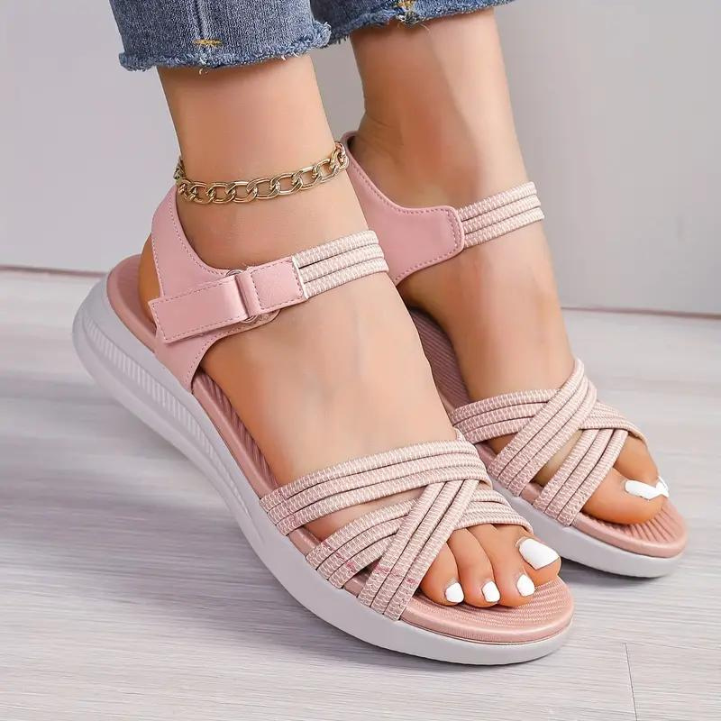 Sandali ortopedici, cinturini elastici, suola morbida, scarpe estive, sandali per l'esterno-Modaso