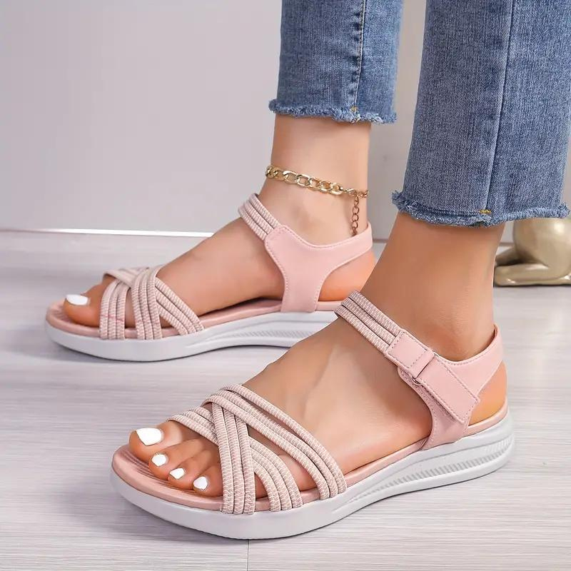Sandali ortopedici, cinturini elastici, suola morbida, scarpe estive, sandali per l'esterno-Modaso